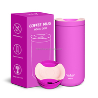 2025 nouveauté tasse à café en acier inoxydable à Double paroi sans BPA 16oz flacon à vide de couleur personnalisée avec couvercle rotatif
