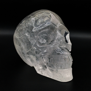 Bán Buôn Tự Nhiên Cầu Vồng Rõ Ràng Thạch Anh Hộp Sọ Làm Tay Pha Lê Thủ Công Mỹ Nghệ Rõ Ràng Thạch Anh <span class=keywords><strong>Skull</strong></span> Cho Trang Trí Và Bán - Product Image 3