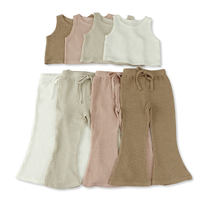 Produttore con Anni di Esperienza, Vendita all'Ingrosso di Completi per Bambini, Set di <span class=keywords><strong>Abbigliamento</strong></span> Senza Maniche per Bambine, Completi Traspiranti per Bambini - Product Image 1