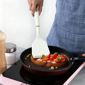 New Design Kitchen Utensils Set Heat-resistant Spatula Spoon Cooking Tools Silicone Utensils Set With Holder - Product Image 6