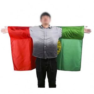 Durable Silk <b>Screen</b> Printed Custom Sports Body Flag Capes 3X5 Ft National <b>Folding</b> Design - Product Image 4