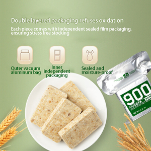 Alimento De Emergência Tambor De Ferro Embalagem 4kg Biscoitos De Alta Energia Exército 900 Sobrevivência Comida Armazenamento De Emergência Biscoitos Comprimidos Salgados - Product Image 4