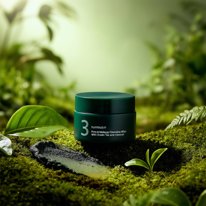 Baume nettoyant pour les pores et le maquillage Hanyul 85g avec thé vert et charbon, nettoyant visage - Product Image 3