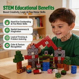 Set de Bloques de Construcción Magnéticos Multi Spec My World, 100 Piezas de ABS Ecológicas, Juguetes Educativos DIY con Temática de Edificios Modernos para Niños - Product Image 4