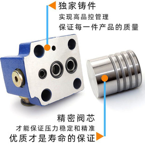 Vanne de sécurité à commande hydraulique pilotée Huade Dbw10b 24V 20B 30B 220V pour le contrôle de pression - Product Image 4