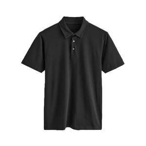 Polo uni de couleur unie pour homme, confectionné en coton doux, à manches courtes et col fini soigné. - Product Image 6