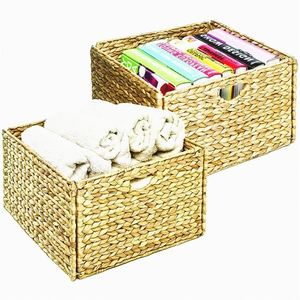 Seagrass Bottle Bamboo Laundry <strong>Basket</strong> With <strong>Shelf</strong> Decorating New Design Set of Three Willow Weaving Tall Rolling Wheels and Lid - Product Image 1