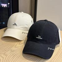 Casquette souple personnalisée en gros avec lettres brodées pour hommes et femmes
