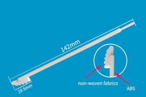Dùng một lần vô trùng không dệt đầu ABS xử lý mẫu bộ sưu tập DNA miệng nước bọt lấy mẫu không dệt y tế tăm bông dính - Product Image 3
