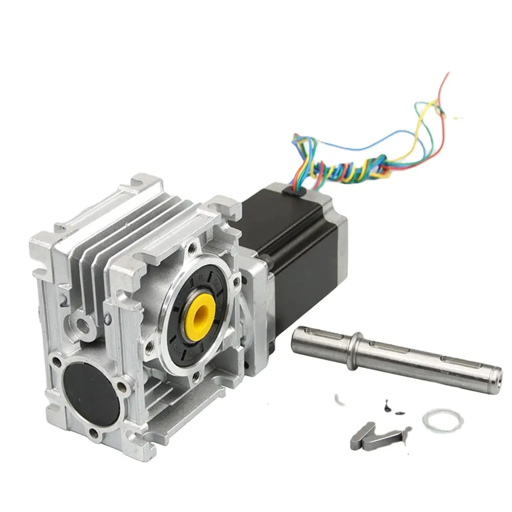 Hohler Einzel-Doppelwellen-Schrittmotor Schnecken getriebe Nema 34 Schrittmotor mit Schnecken getriebe Getriebe geber