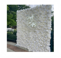 Blanc Rose Artificielle Soie Rose Fleur Vigne De Mariage Décor Faux Table Floral Guirlande Plafond Suspendu pour Vivre La Saint Valentin