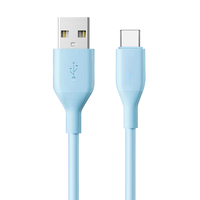 Câble de données USB A vers Type-C 3A TPE OD3.5mm Multicolore Charge rapide Conducteur en cuivre pur Chargeur de téléphone portable Marque JIALE