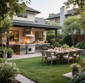 Armadi <span class=keywords><strong>da</strong></span> cucina per esterni in acciaio inox armadio <span class=keywords><strong>da</strong></span> cucina progetta griglia Barbecue senza fumo - Product Image 2