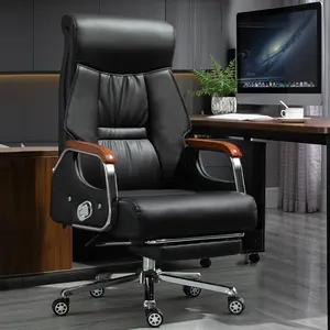 Ergonomic Comfortable Height Adjustable 360-Degree Swivel Computer Leather Racing Style Gaming Chair With Footrest