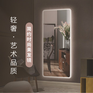 Full Length <b>Mirror</b> Rectangular <b>Wall</b> Mount Lighted Plug Powered For Bedroom Home Use - Product Image 3