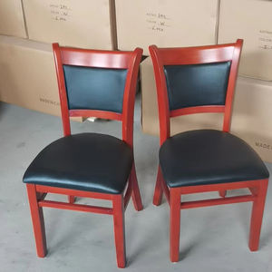 Chaise en bois massif de <span class=keywords><strong>style</strong></span> européen Mobilier de salle à manger économique pour hôtel et salon - Product Image 5