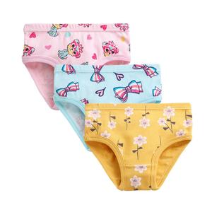 Fabricant OEM ODM, culottes pour filles, lot de 3, sous-vêtements en coton pour enfants, prix d'usine, culottes pour filles, qualité, petite commande - Product Image 5