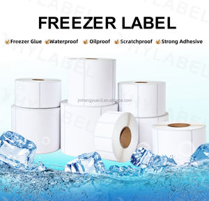 100x50 100x100 100x150 Congélateur Thermique Synthétique PP Étiquette Feuille De Route Autocollant Frozen Label Thermique Synthétique PP Étiquette D'expédition - Product Image 2