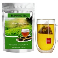 Thé Détoxifiant et Minceur aux Herbes Personnalisé 3g*28 Sachets de 28 Jours pour Adultes, Végétalien et Sans Gluten, Faible en Glucides, en Sachets Aluminium, Fabriqué en Inde