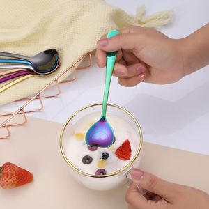 New Stainless Steel Creative Children Dessert Love <b>Spoon</b> Stainless Steel Tableware Heart-shaped <b>Spoon</b> - Product Image 3