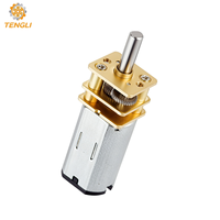Moteur CC à balais ultra-compact Tengli GM12-N30 29-32mm avec boîte de vitesses à engrenages droits 10-1000 tr/min pour la mise au point des instruments optiques
