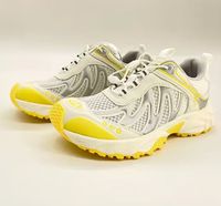 Baskets blanches pour femmes chaussures décontractées à semelle ballon pour printemps été automne-chaussures de marche respirantes à lacets