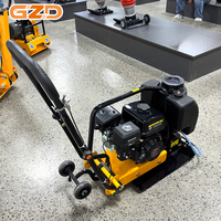Compacteur à plaques vibrantes portatif GZD C60T personnalisé, alimenté au gaz