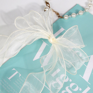 Laccio per <span class=keywords><strong>Scarpe</strong></span> in Organza <span class=keywords><strong>con</strong></span> Design a Onda Fatata e Neve, Adatto per <span class=keywords><strong>Scarpe</strong></span> <span class=keywords><strong>con</strong></span> Lacci - Product Image 2