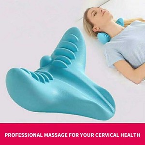 Almohada de masaje para cuello, Material PU de gran tamaño, portátil, de acupresión para columna vertebral y Cervical - Product Image 3