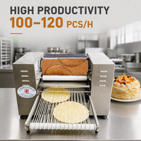 Machine à faire des gâteaux et des crêpes en acier inoxydable, mini, entièrement automatique, à mille couches, haute productivité