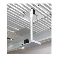 Support de plafond motorisé télescopique JGST style bambou pour caméra et projecteur, hauteur réglable 1m/2m/3m/4m