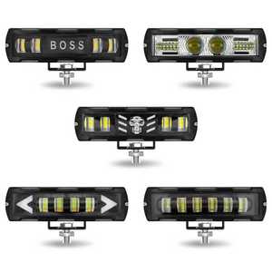 Proyector de Lente para Faros Antiniebla 50W IP67 Impermeable Luz de Trabajo Todoterreno Luz Alta/Baja Súper Blanca para Coche Motocicleta Tractor - Product Image 2