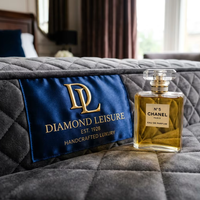 Étiquettes de matelas en satin brillant haut de gamme, lettres entrelacées personnalisées, étiquettes de logo en métal pour matelas d'hôtel