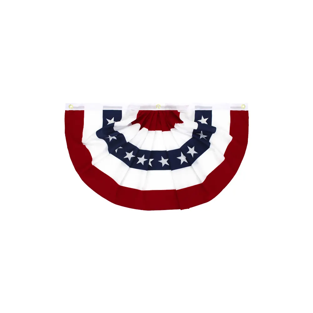 ขายส่ง100% โพลีเอสเตอร์1.5x3Fts สหรัฐอเมริกาอเมริกันจีบพัดลมธง