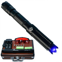 Pointeur laser bleu longue portée 3000 mètres, stylo haute puissance, jouet pour chat, charge USB, corps en aluminium, pile AA