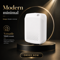 Diffuseur d'arômes AeroScent électrique pour la maison et l'hôtel, commande par application, grande capacité de 400 ml, à deux fluides, mural, faible bruit
