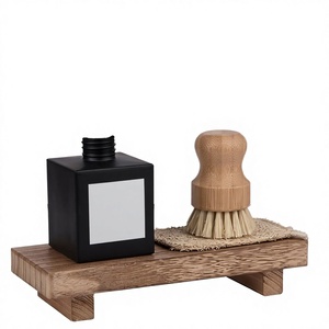 Modern Sustainable Single Tier Wooden Grain Storage Jar with Transparent Board 18L Capacity for Kitchen Oatmeal and <b>Cereals</b> - Product Image 2
