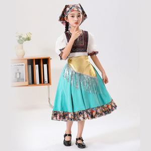 Le costume pour enfants comprend des robes de costume imprimées Pantalons pour personnages de carnaval pour princesse TV - Product Image 1