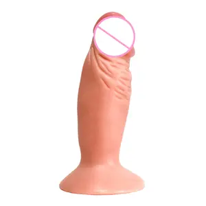 Erotik spielzeug Mini Anal <span class=keywords><strong>Dildo</strong></span> mit Saugnapf Sexspielzeug für Erwachsene Realistisches weiches Material Kleiner Mastur bator für Frauen - Product Image 1