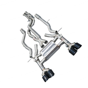 High Performance Cat Back Exhaust Pipes System with Exhaust Muffler & Tips for BMW M3/M4 F80/F82 S55B30 3.0T - Product Image 2