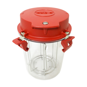 Laboratorio de Grado Superior Tipo hermético 2.5L Litro Oxoid Cámara Tanque sellado Laboratorio Microbiología Tarro de cultivo anaeróbico con estante para tabletas - Product Image 2