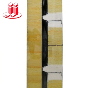 Matériaux <span class=keywords><strong>de</strong></span> construction écologiques imperméables et ignifuges pour entrepôts, panneaux <span class=keywords><strong>sandwich</strong></span> en laine <span class=keywords><strong>de</strong></span> roche avec jointure en PU - Product Image 1