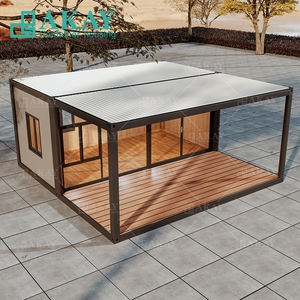 Abri d'urgence Maison mobile Installation rapide Maison conteneur pliable Bâtiment temporaire en acier Maison préfabriquée de luxe Villa - Product Image 5