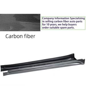 Jupes latérales en fibre de carbone style C pour Model Y 2018-2024 - Product Image 5