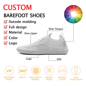 Zapatos descalzos Planos Zapatos de punto informales transpirables Caja de punta ancha Zero Drop Minimalist Walking - Product Image 5