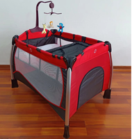 Lit et berceau pliable en métal pour bébé, portable, pour une utilisation en extérieur et à l'école, pour nouveau-né et nourrisson