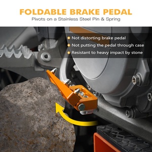 Pointe de pédale de frein pliante en aluminium NiceCNC pour KTM <span class=keywords><strong>390</strong></span> 790 890 Adventure <span class=keywords><strong>R</strong></span> 2021-2022 - Product Image 3