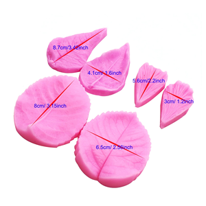 Moule en silicone DIY pour fondant, pétales et feuilles, moule liquide décoratif pour gâteaux – Vente chaude - Product Image 5