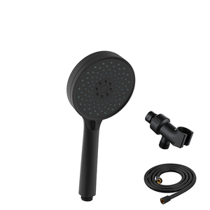 Cabezal de ducha de mano de masaje con 5 funciones de modos de alta presión en línea Baño ducha de mano de lluvia de níquel completo con WARS ACS CE - Product Image 4