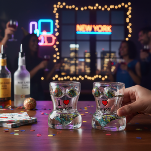 2.5 di New York \ "Bikini Shot Glasses 144 pz/CS per bomboniere - Product Image 3